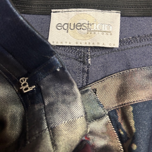 Equestrian Design • Small • Cowboy • Western • Indian • Blue/Black/ Red • Skirt - Picture 16 of 16